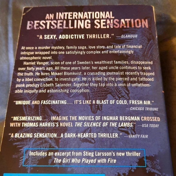 "The Girl With the Dragon Tattoo" paperback - Picture 2 of 2